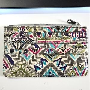 Sakroots medium flat card wallet